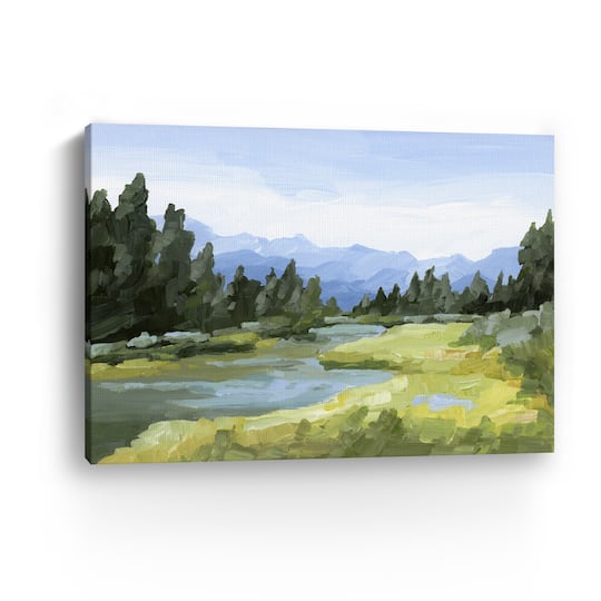 Lumaprints Canadian Rockies Banff National Park Mountain Canvas Giclée Art